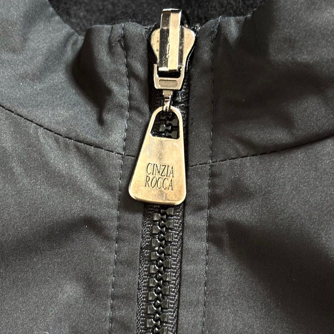 極美品✨レリアン CINZIA ROCCA カシミヤ ウール ブルゾン ブラック