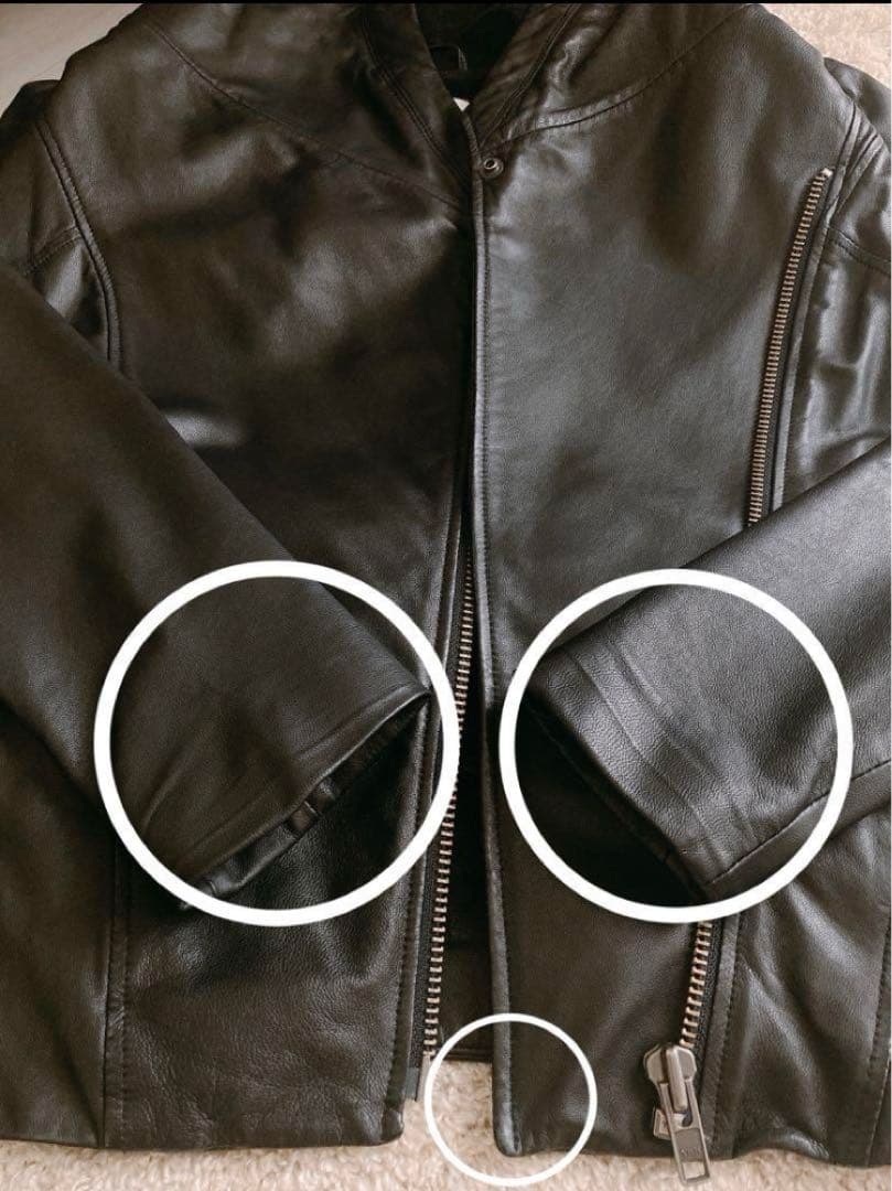 HELMUT LANG ラムレザーライダースブルゾン‼︎Sサイズ