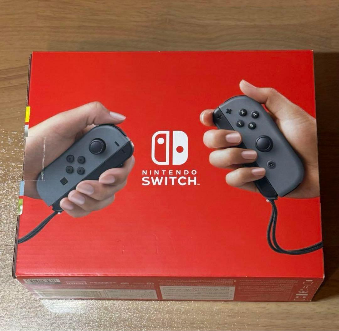 6-268 Switch 本体 新型 グレー 箱付き