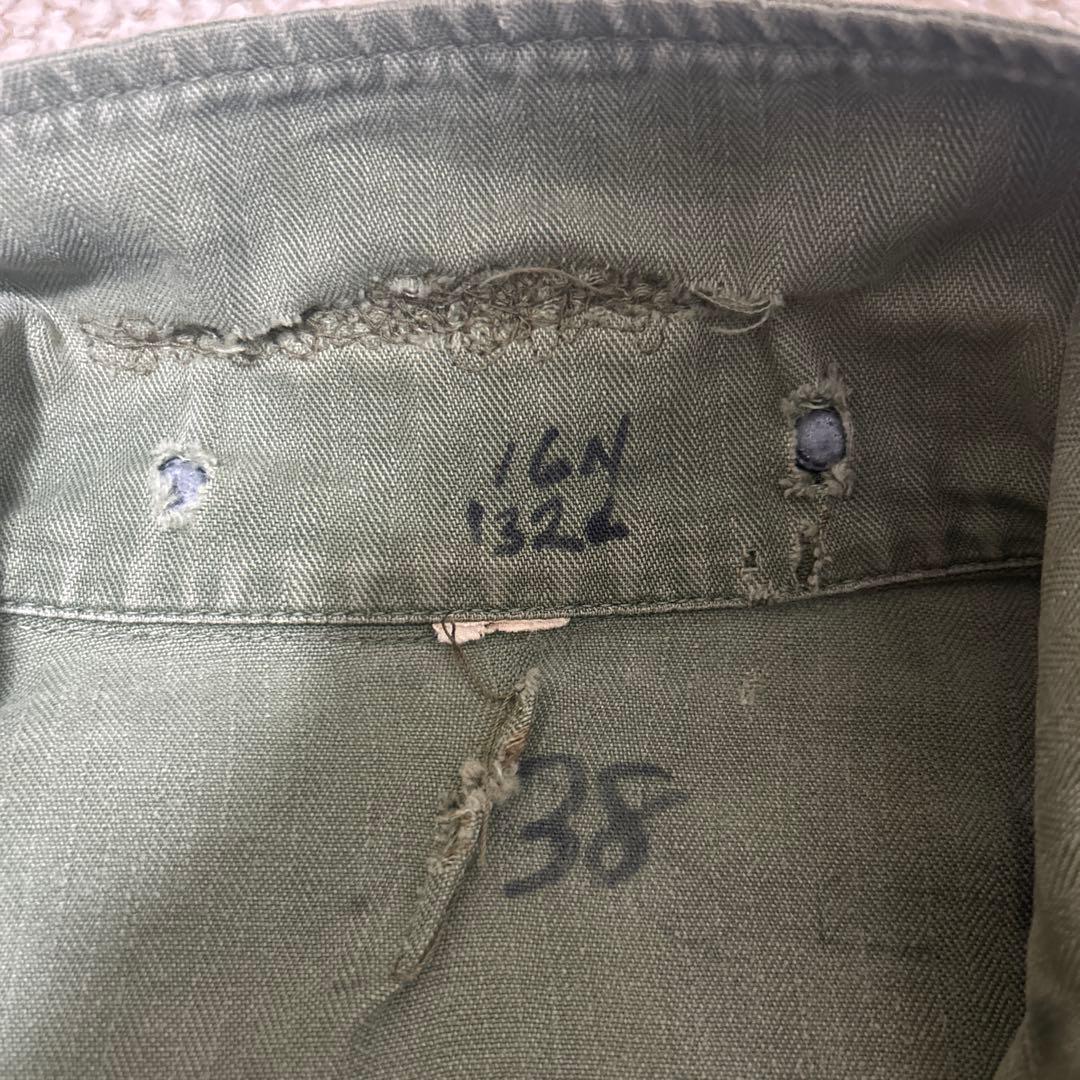 40s m43 HBTヘリンボーン　13スターボタン