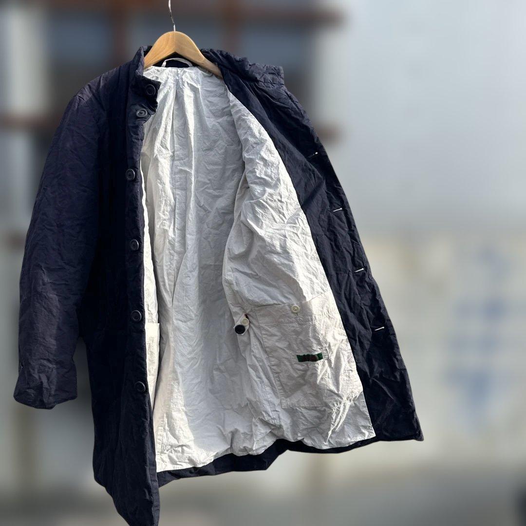 CASEY CASEY スタンドカラーコート　サイズS表記　中古品　色褪せヤケ有