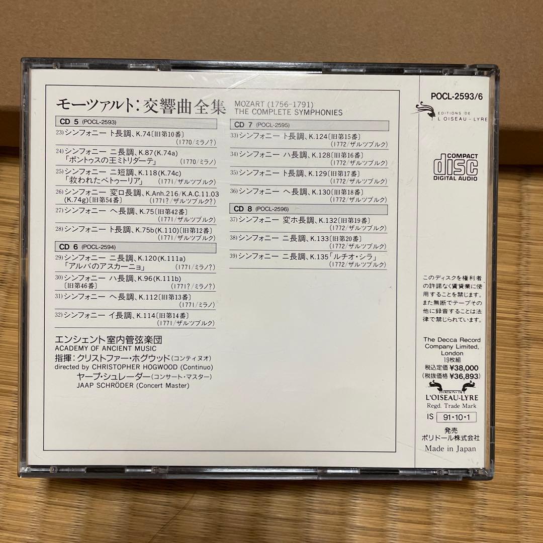 CD モーツァルト交響曲全集（全71曲）
