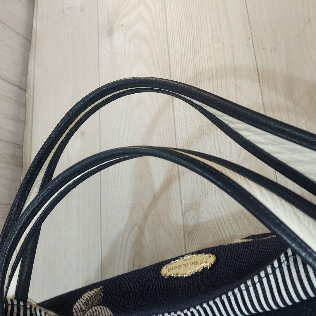 Think Bee! ノバビアンカ ビーズ トートバッグ ゴブラン織り