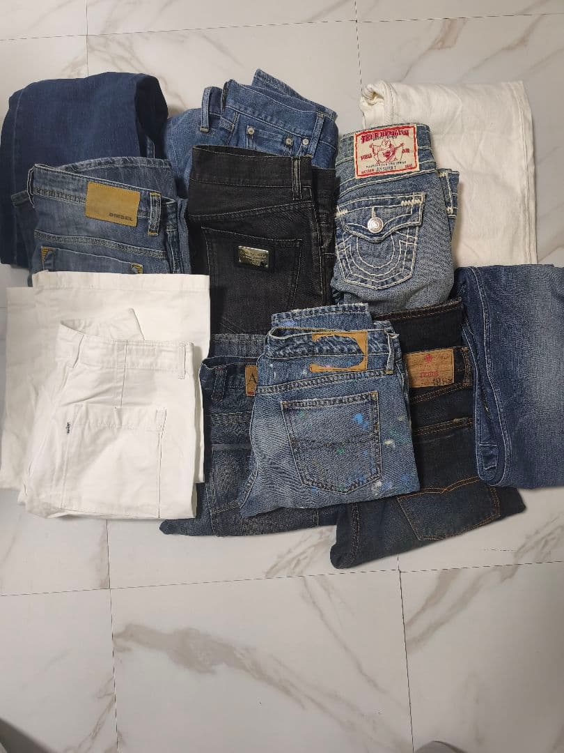 デニムパンツ まとめ売り 11本 トゥルーレリジョン DIESEL アルマー二