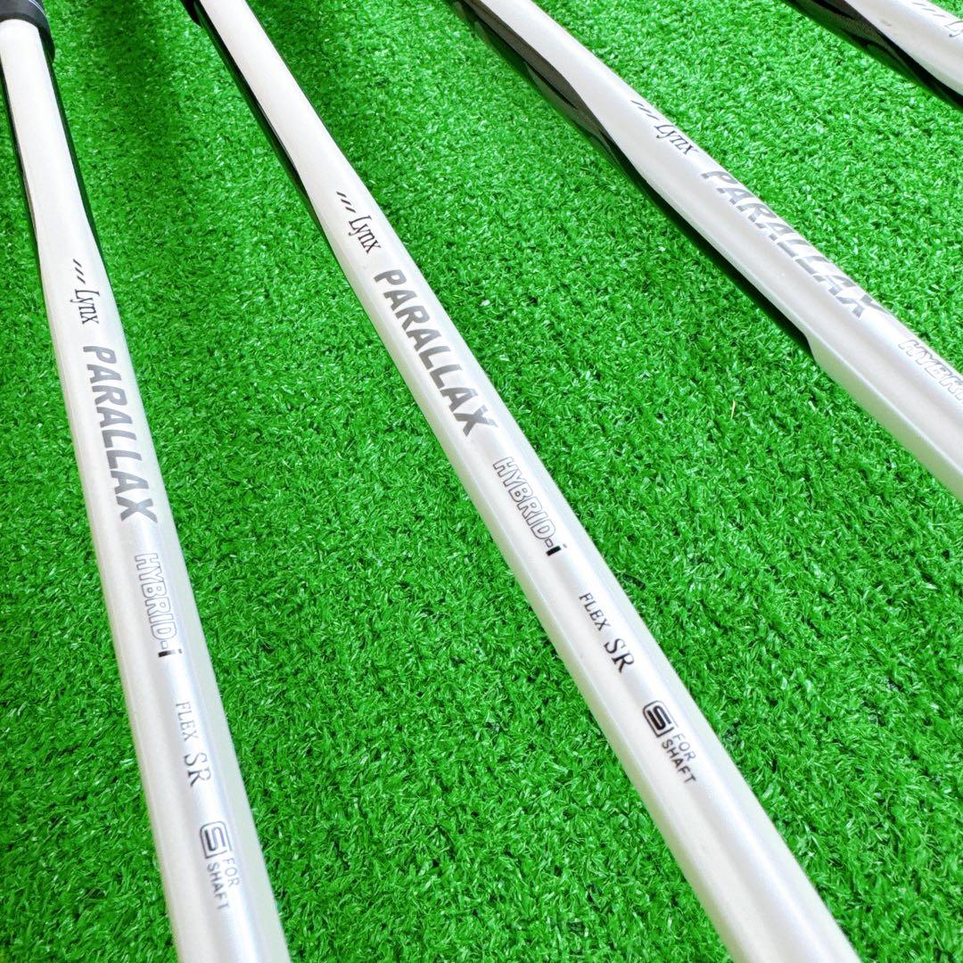 良品 リンクス PARALLAX HYBRID-i アイアンセット 5〜9.P