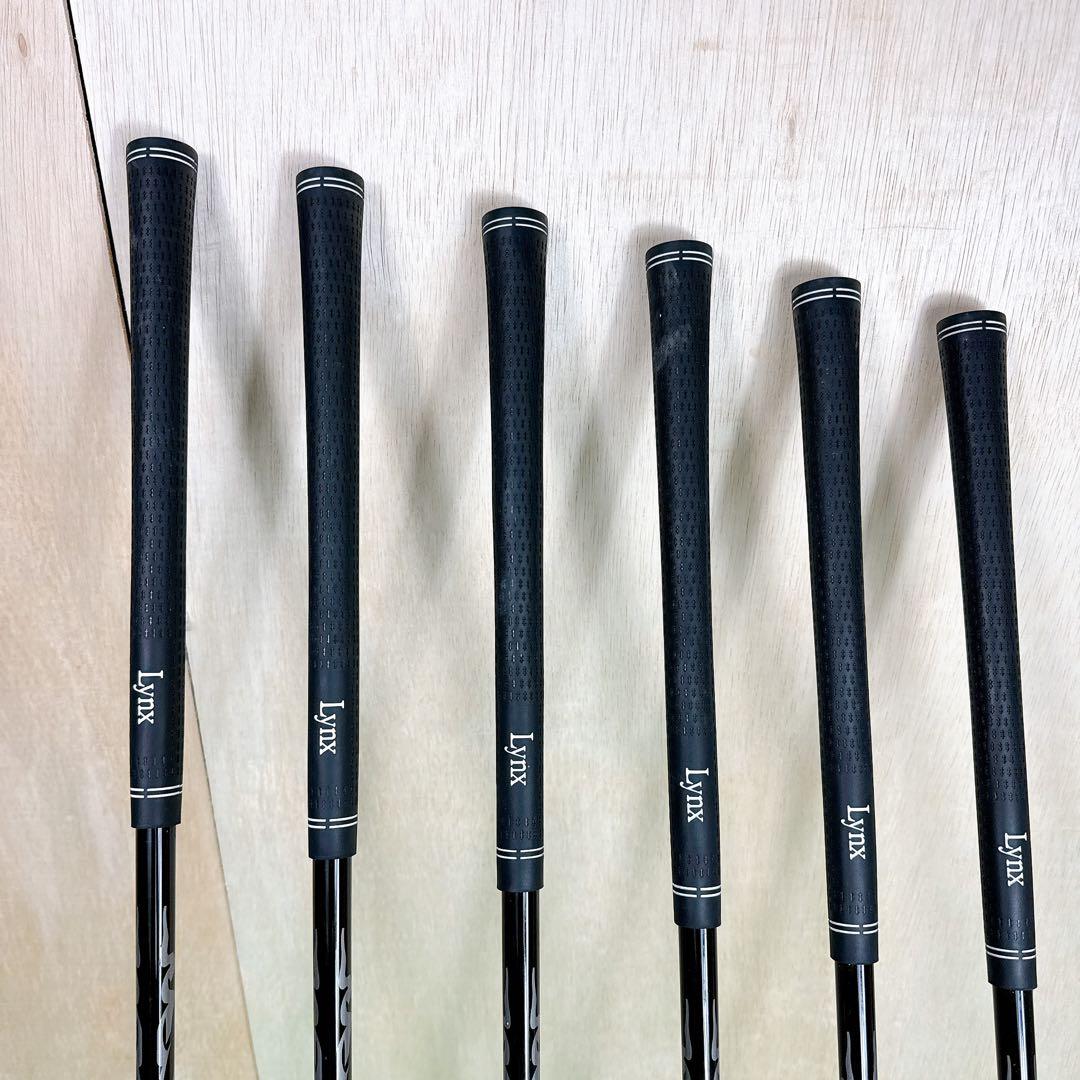 良品 リンクス PARALLAX HYBRID-i アイアンセット 5〜9.P