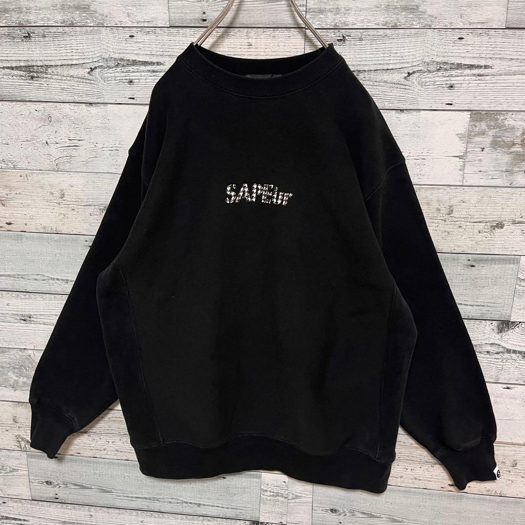 t138【美品】サプール ロッドマン プリント ロゴ スウェット 入手困難 人気