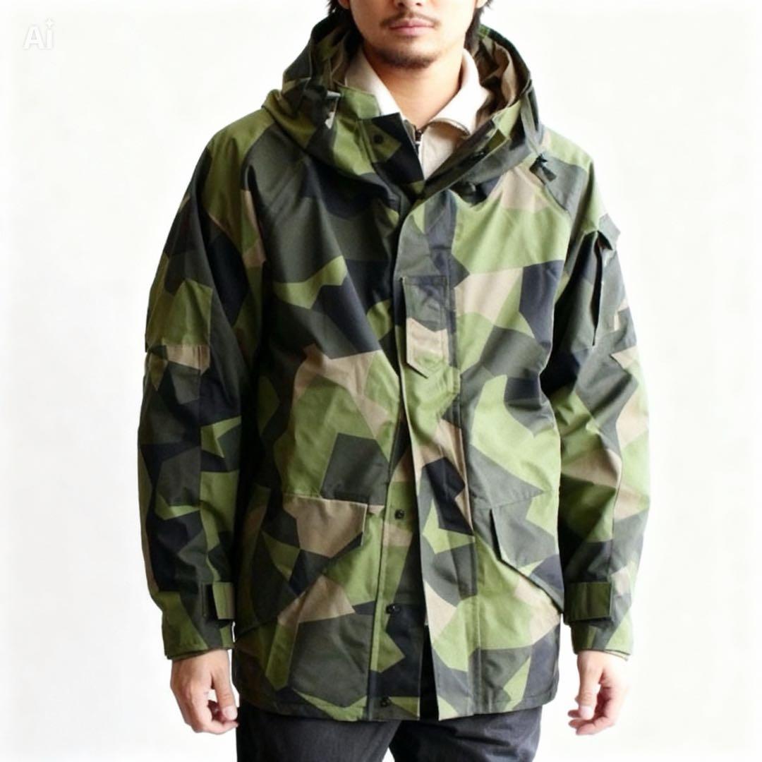 希少／最安値／新品　スウェーデン軍 M90 スカンジナビアカモ XL 即購入OK