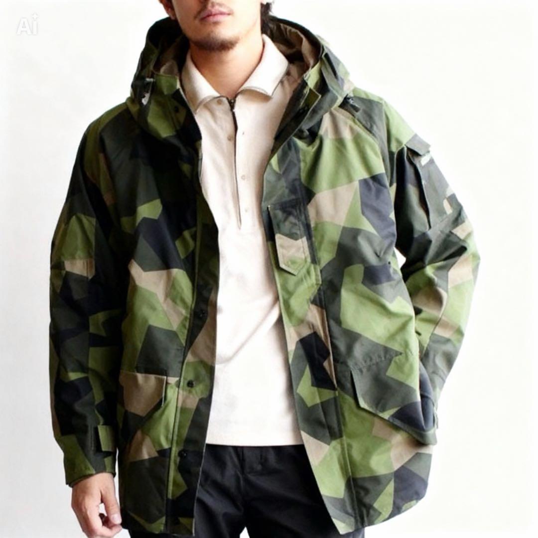 希少／最安値／新品　スウェーデン軍 M90 スカンジナビアカモ XL 即購入OK