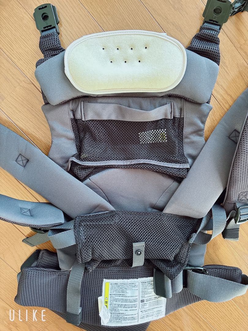 試着のみ　Aprica Laclis（ラクリス） ダークグレー　エルゴベビー