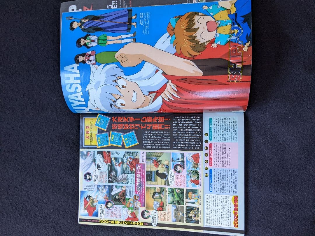 アニメディア　2002年2月号　犬夜叉　テニスの王子様　名探偵コナン　ヒカルの碁
