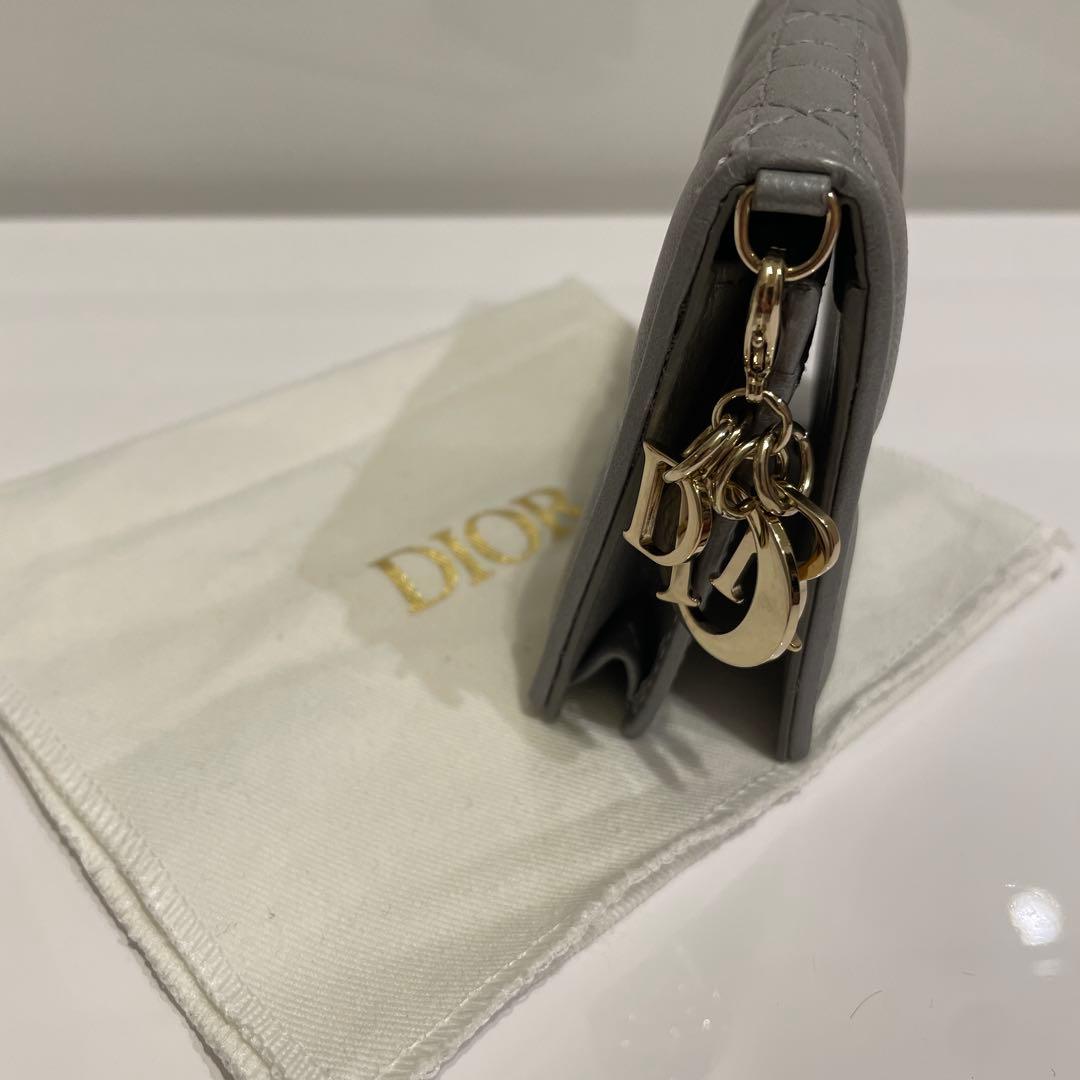 美品❣️ディオール Dior 名刺入れ ラムスキン（羊革）