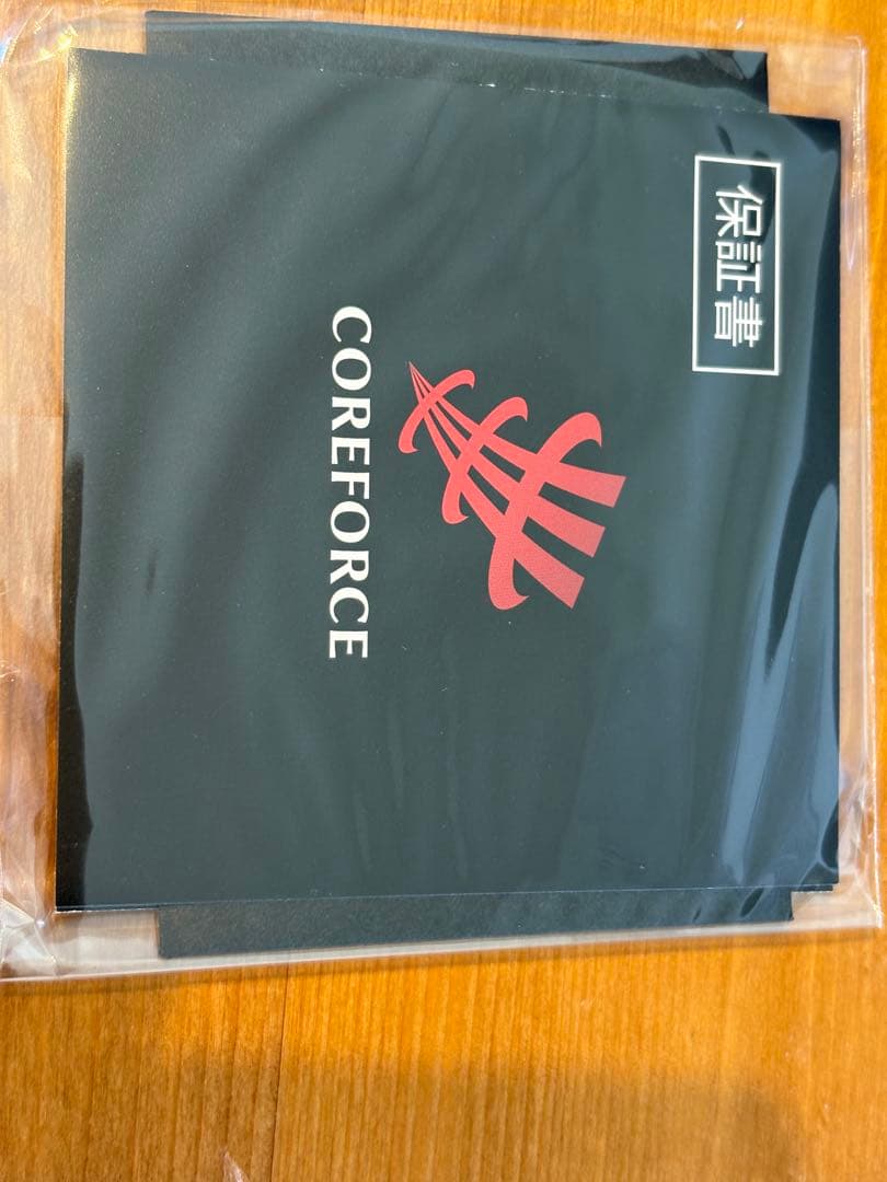 COREFORCE ブラック ブレスレット　50cm