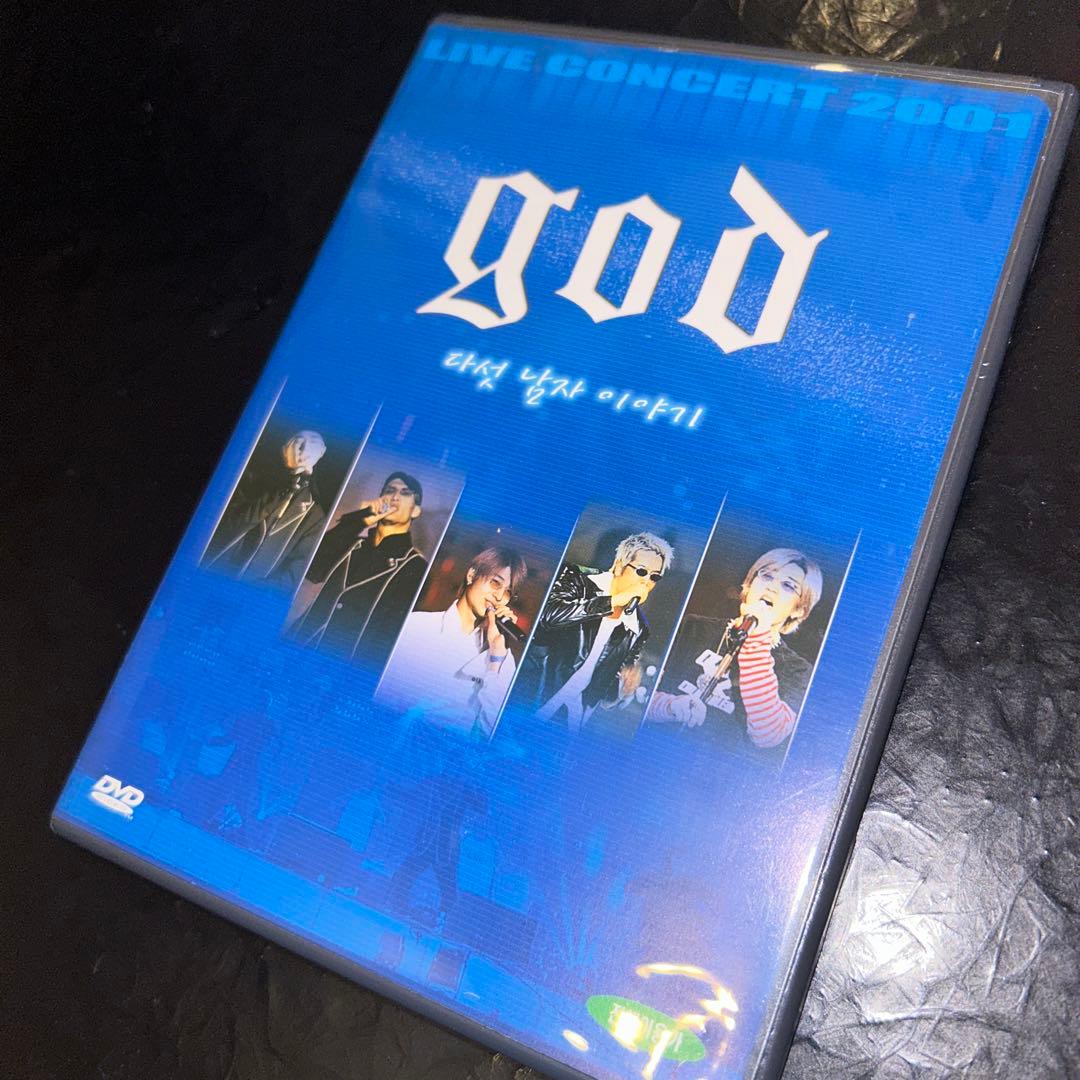 K-POP・アジア (971) god live concert 2001 DVD