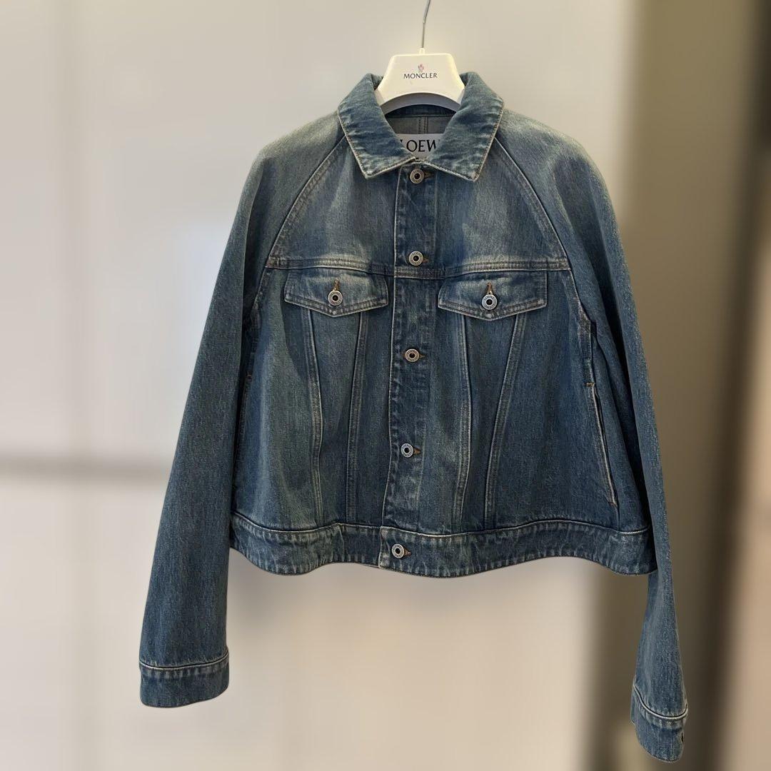 ロエベLOEWEトラペーズデニムジャケットGジャン❤️滝沢真規子タキマキ