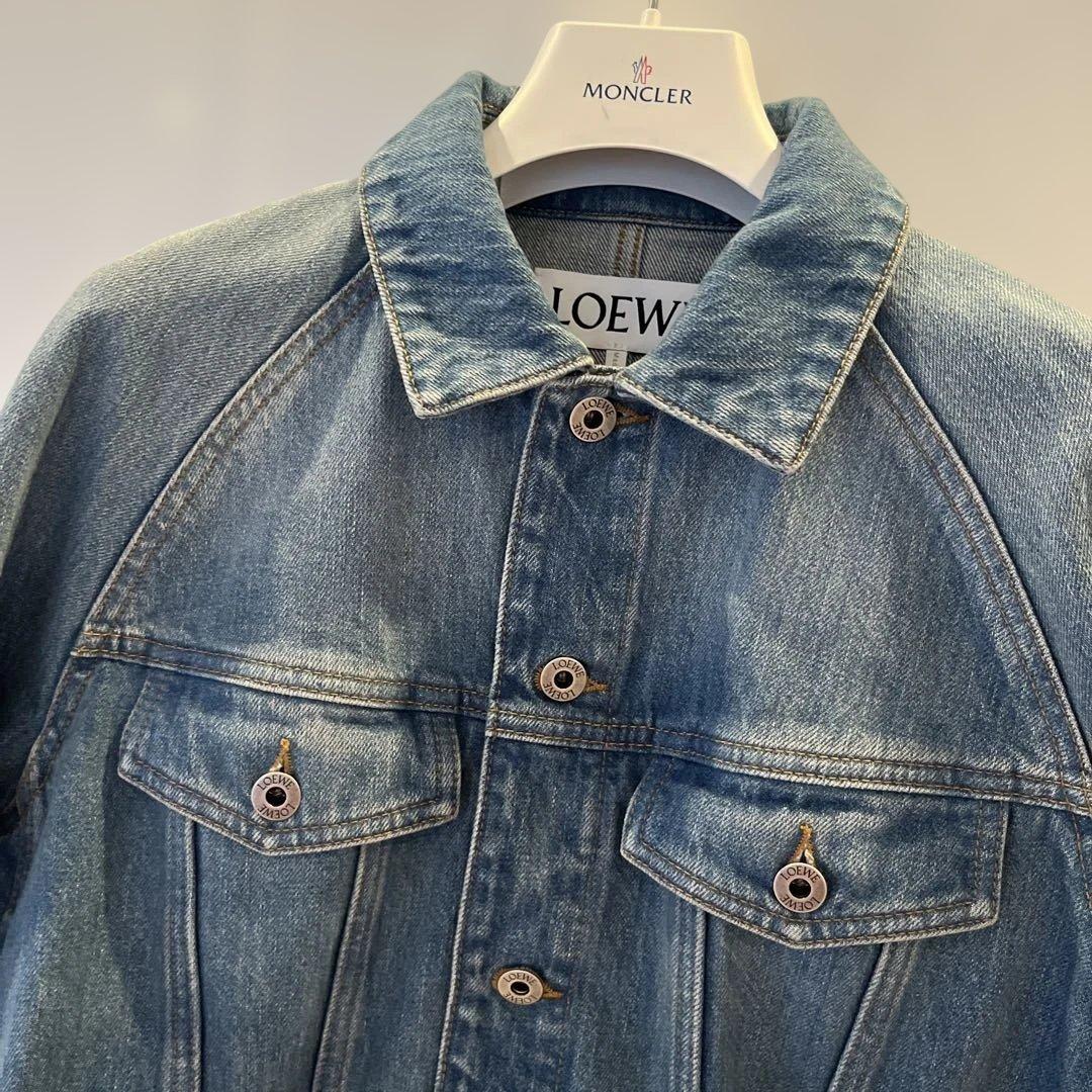 ロエベLOEWEトラペーズデニムジャケットGジャン❤️滝沢真規子タキマキ