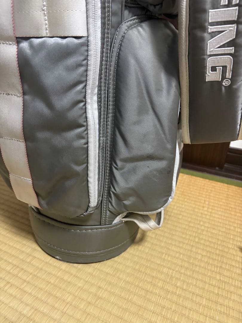 ブリーフィング　キャディバッグ　CR-06 #02 グレー　シルバー