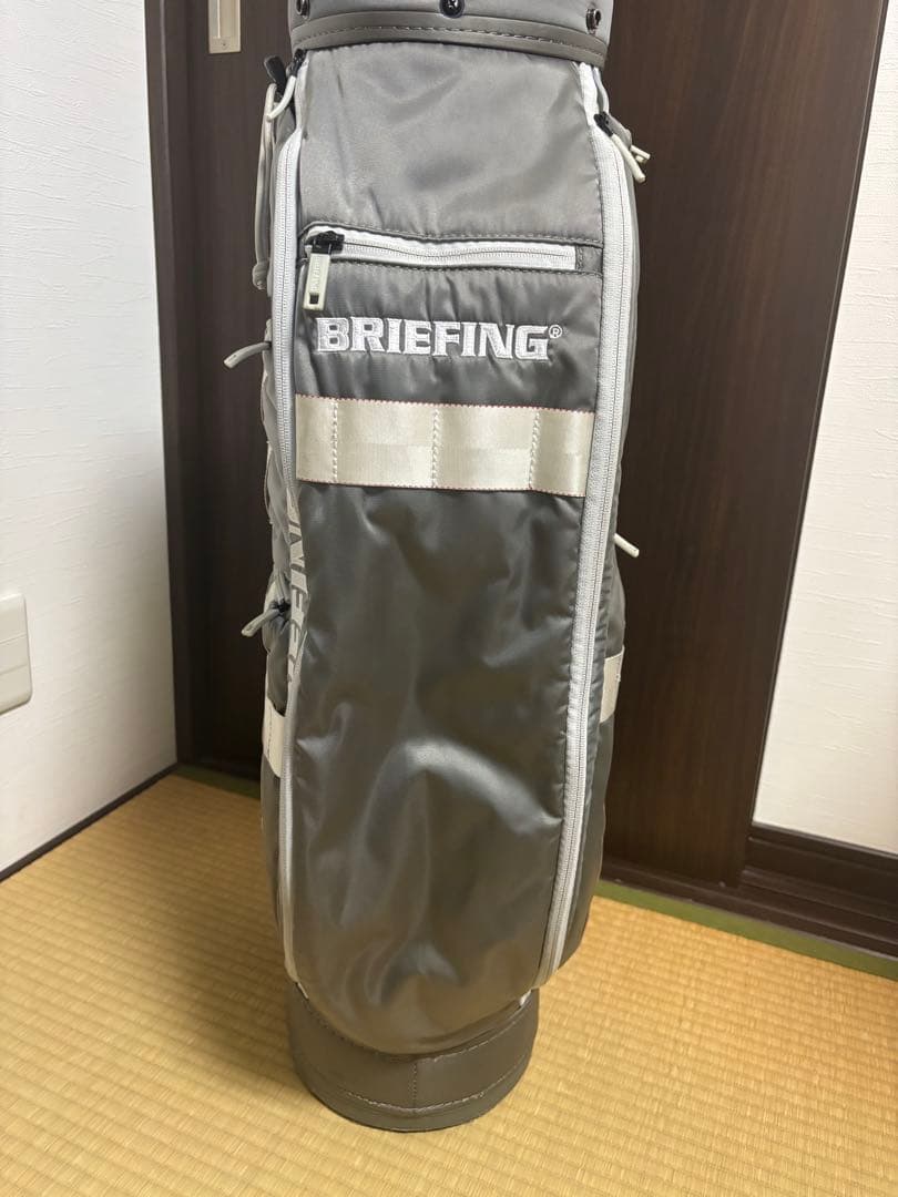 ブリーフィング　キャディバッグ　CR-06 #02 グレー　シルバー
