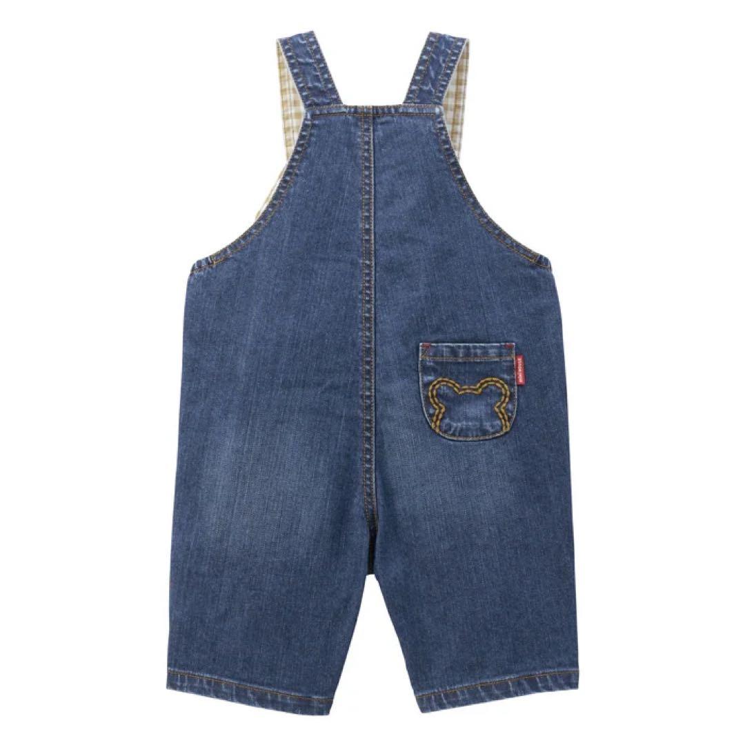 ミキハウス　新品未使用７分丈オーバーオール