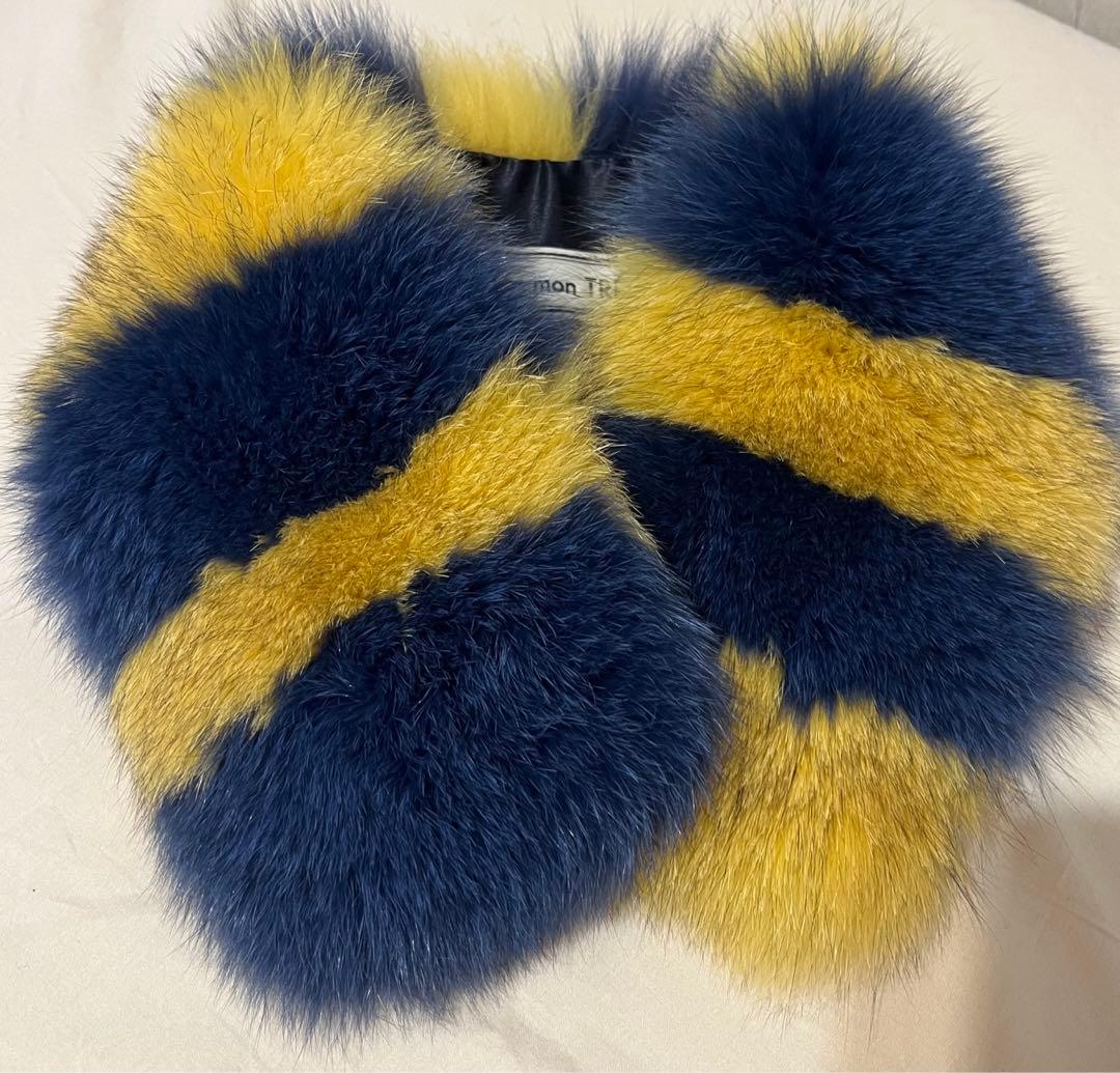 TRESOR トレゾア FOXファー　ティペット　ネックウォーマー
