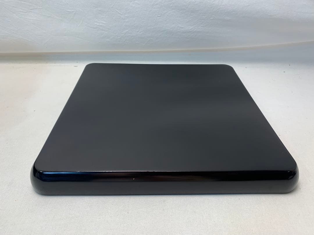 美品 懐石道具 木製黒真塗 四方膳 会席膳 6客組 銘々盆 平膳 宴会盆