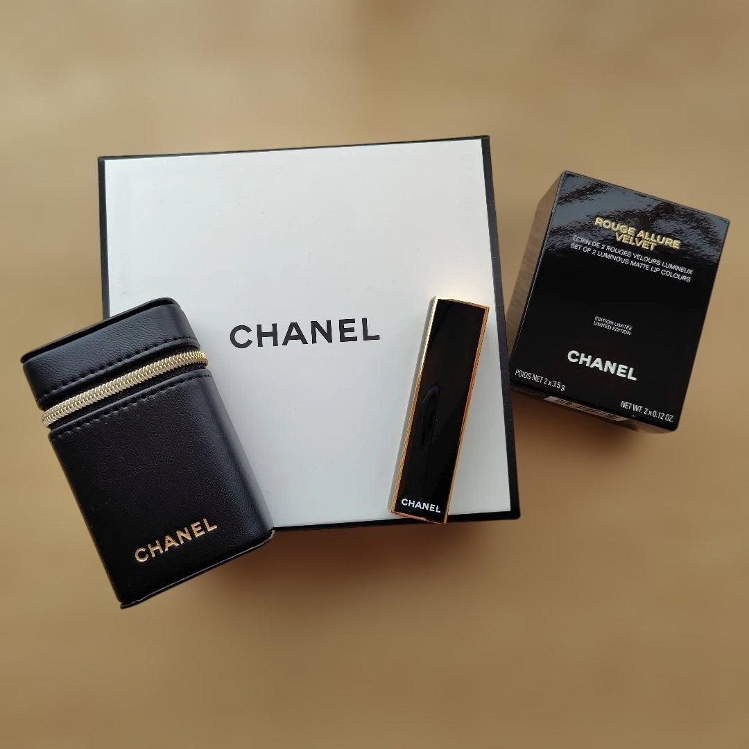 CHANEL ルージュアリュールヴェルヴェットレペルル ケースとギフトBOX付き