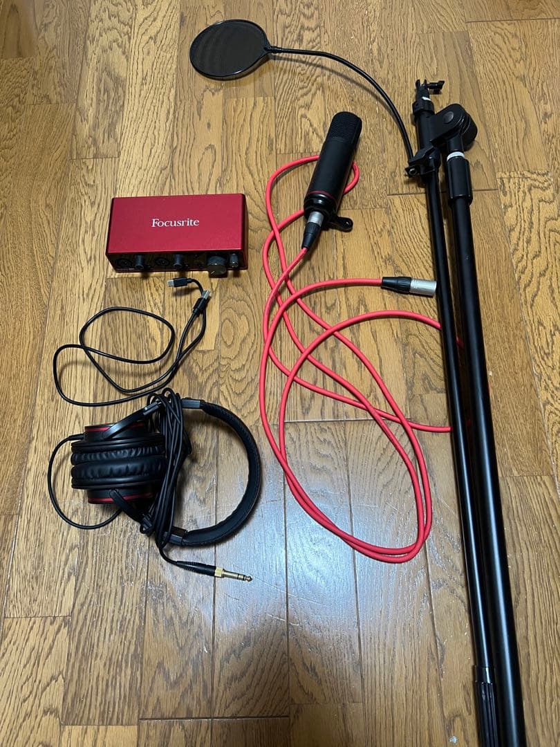 Focusrite Scarlett 2i2オーディオインターフェイスセット