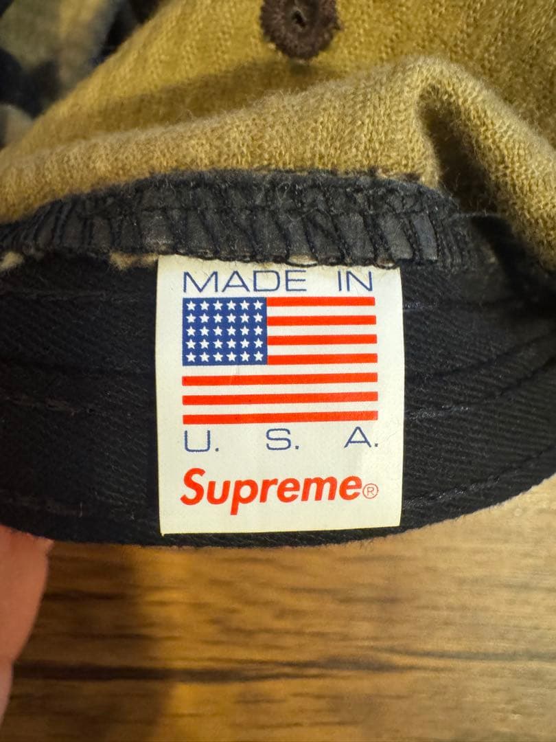 Supreme 迷彩 コーデュロイキャップ