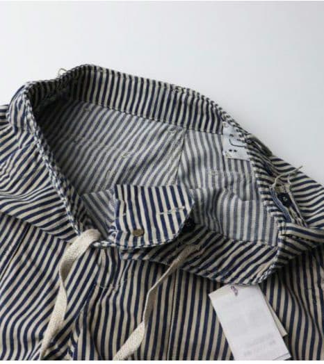 45R☆藍染めモンプデニムの2way908ベイカーパンツ/ヒッコリー♪