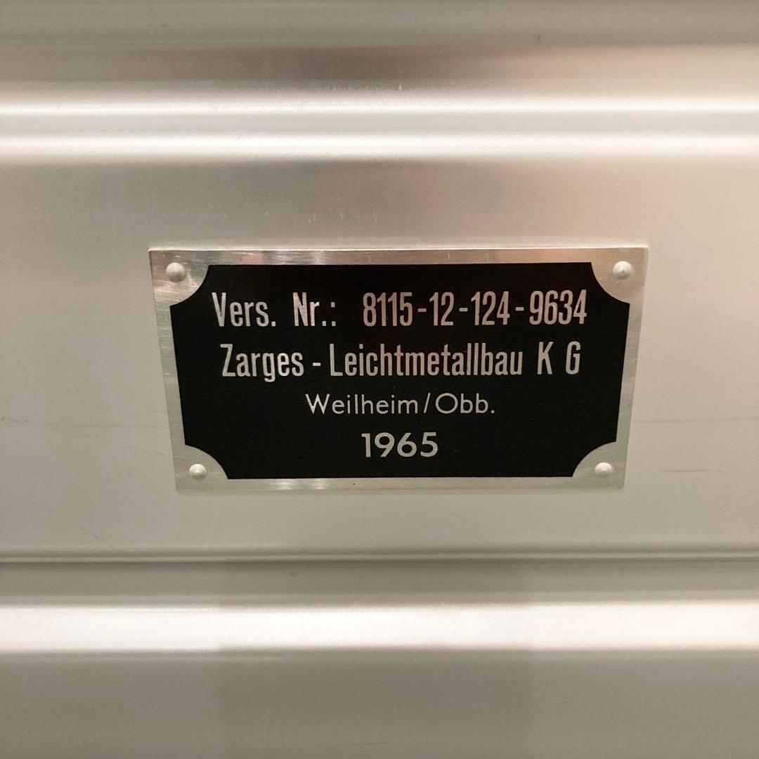 ZARGES ツァーゲス　1965年　アルミコンテナ