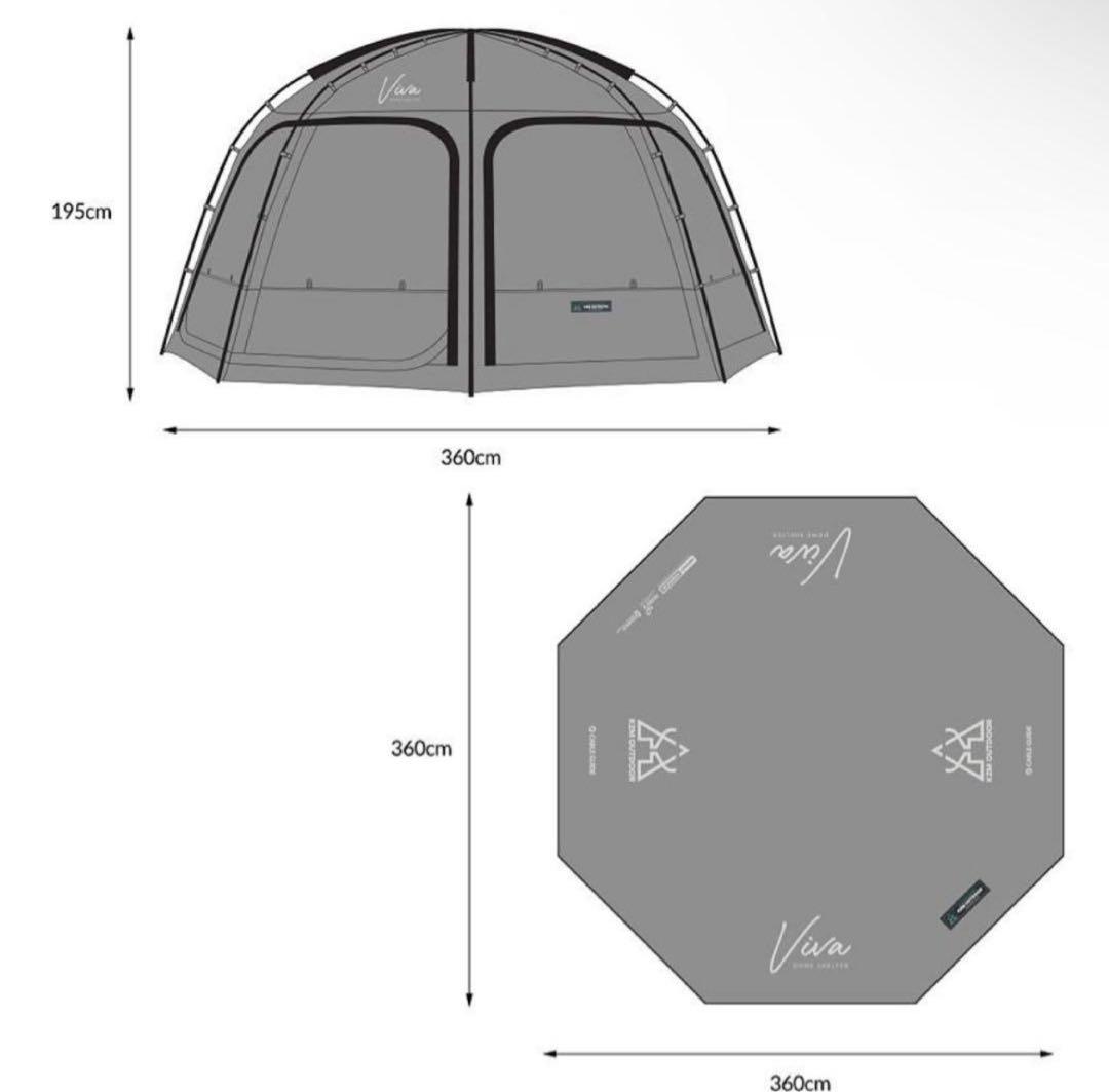 KZM VIVA DOME SHELTER カズミ ビバドームシェルター
