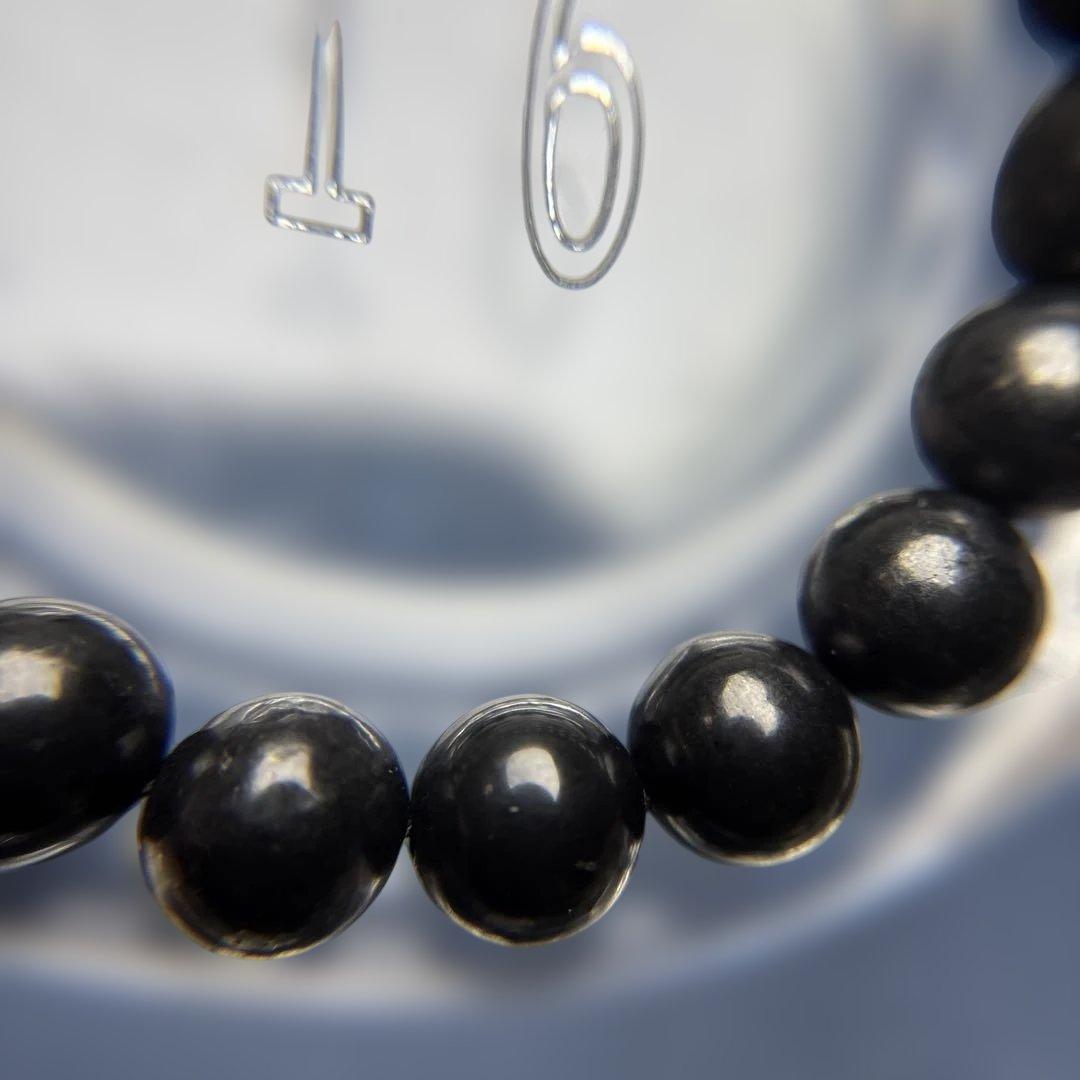 tamagoロシア産シュンガイト　10mm ブレスレット　8-172