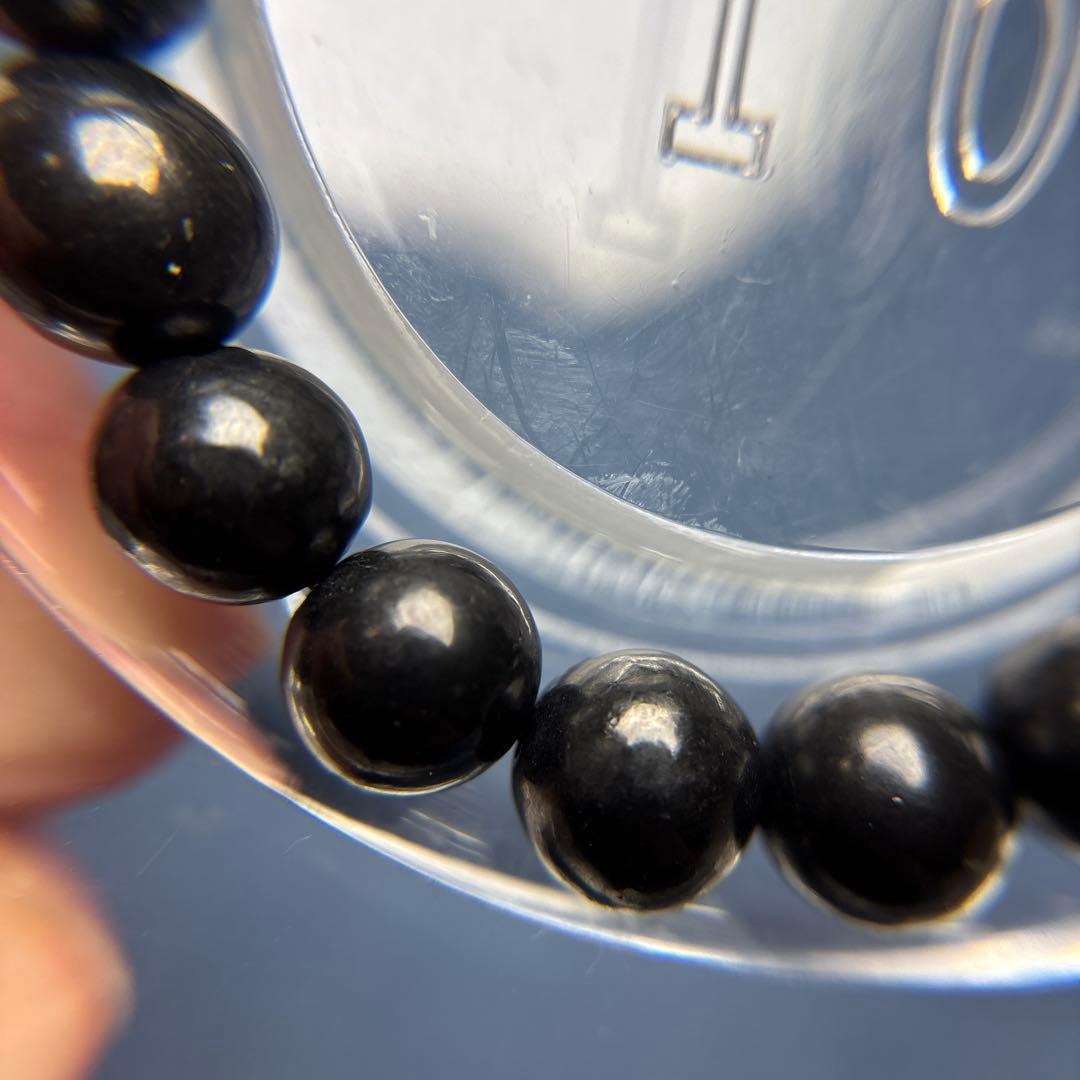 tamagoロシア産シュンガイト　10mm ブレスレット　8-172