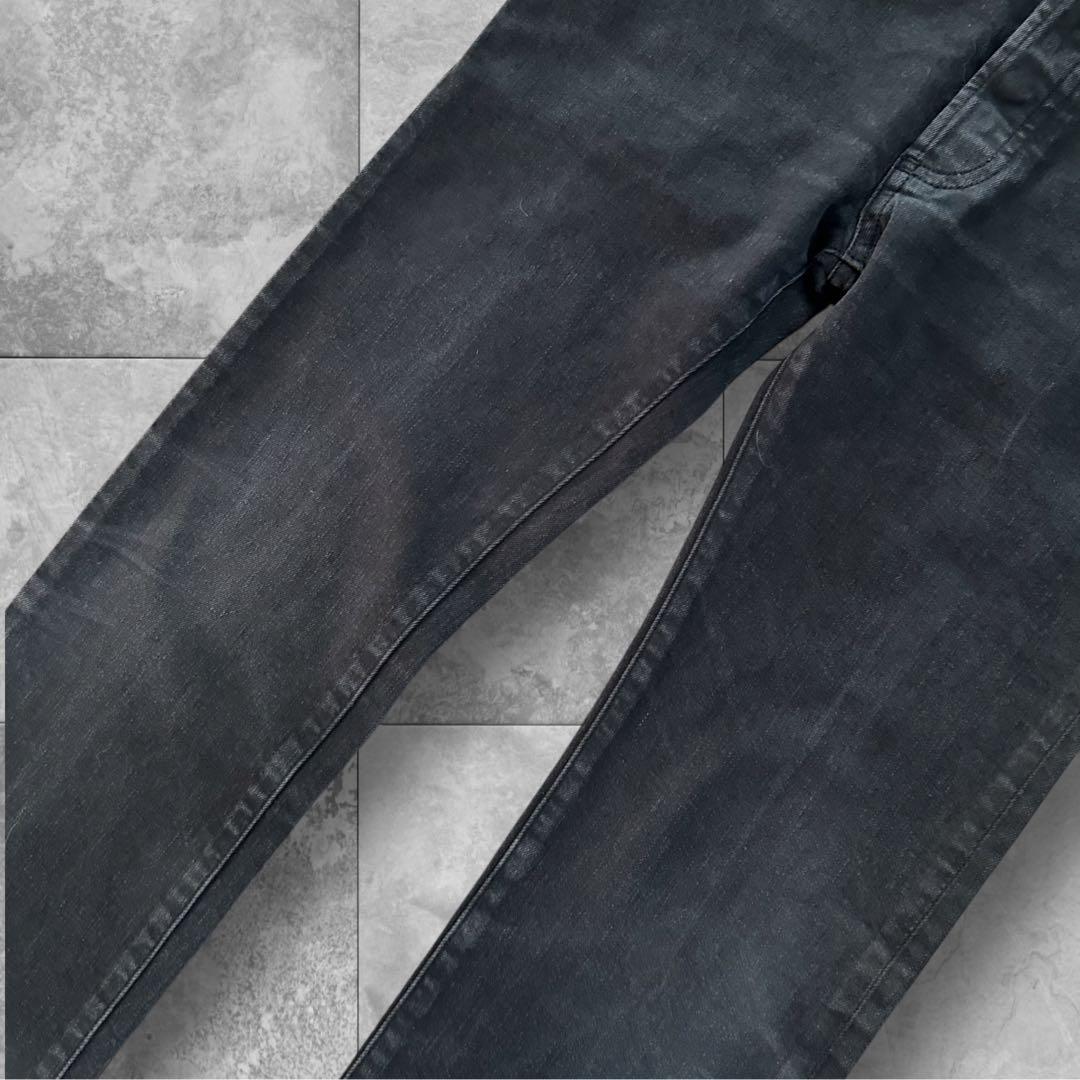 ディオールオム スリムストレート ブラックウォッシュ デニム 29インチ