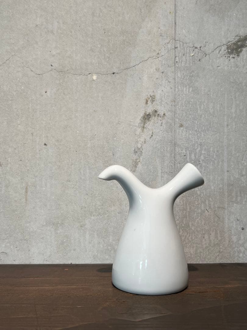 柳宗理 白磁醤油差し・60年代 ジャパニーズモダンヴィンテージ /用の美 民藝