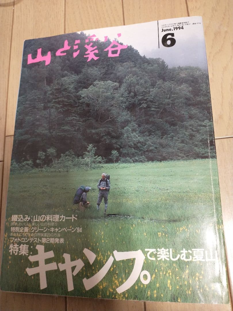 X山と溪谷 山と渓谷 1994年 6月 No.707 キャンプで楽しむ登山 ②