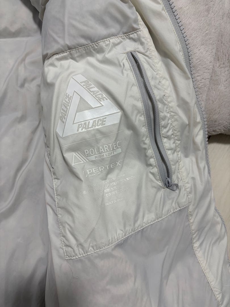 レア PALACE POLARTEC HIGH LOFT PUFFA WHITE