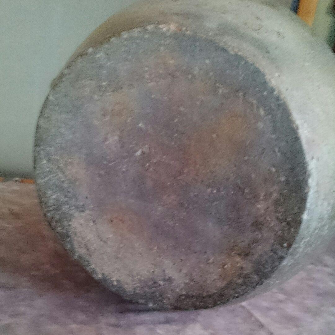 薩摩焼 黒薩摩貝目壺 花瓶 レア 古美術