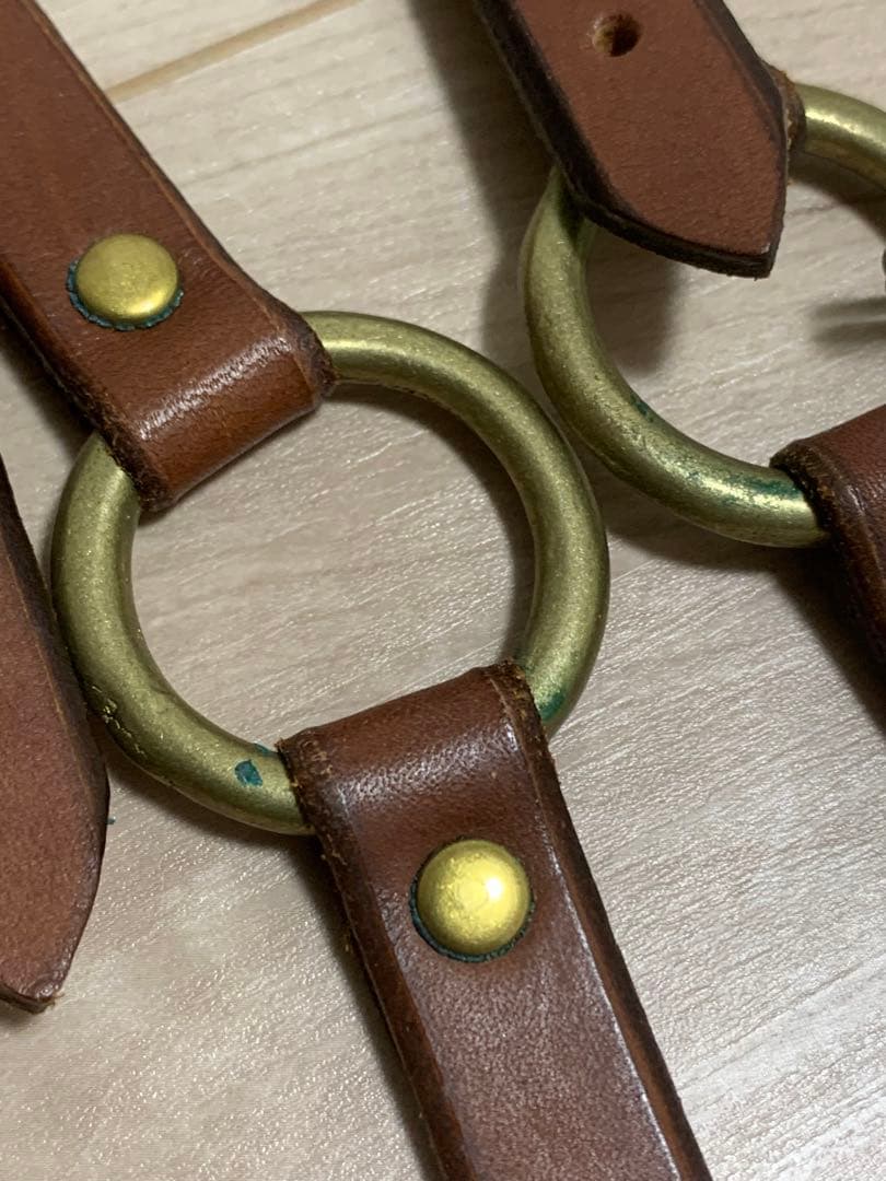 LEVI'S リーバイス レザー サスペンダー