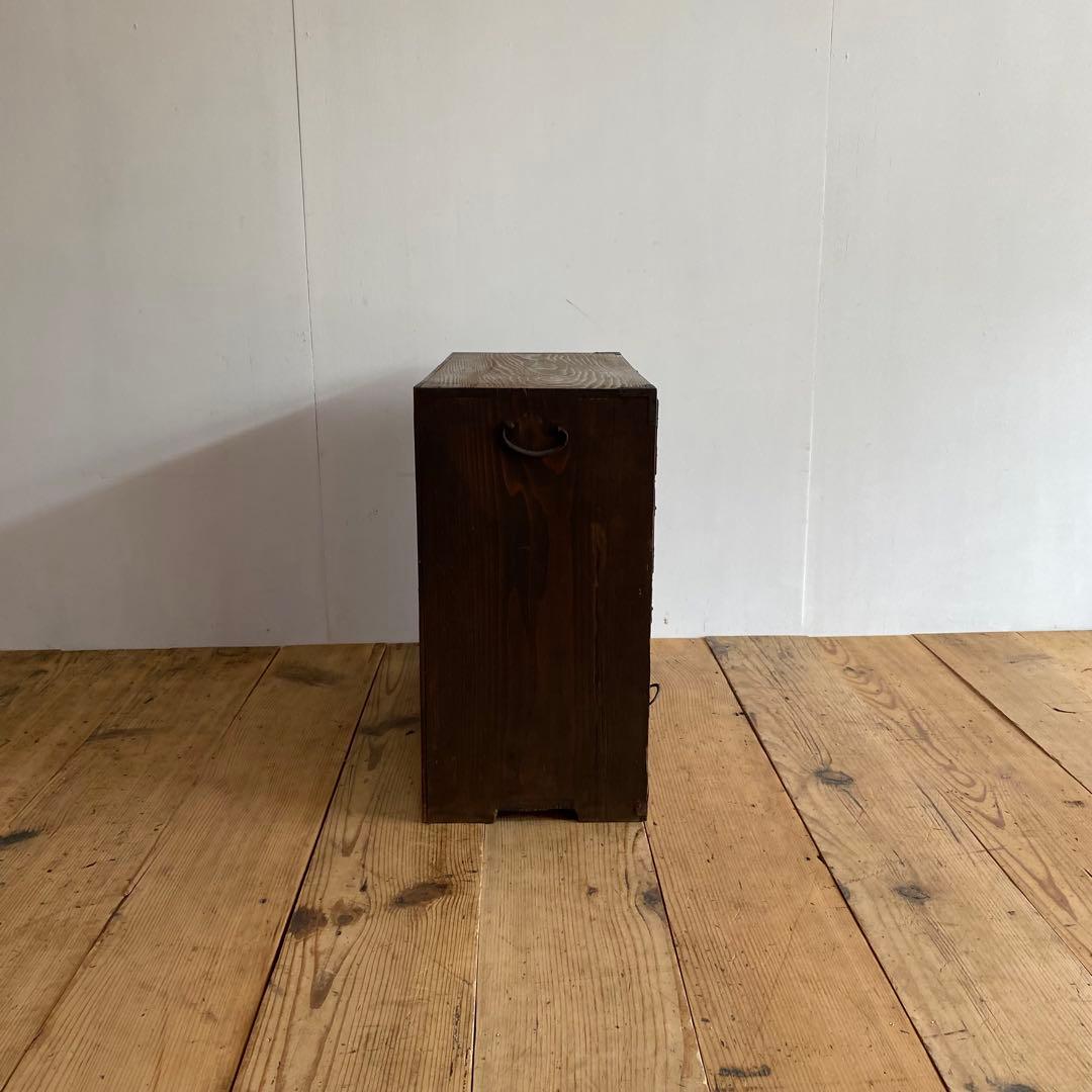 アンティーク 茶箪笥 小箪笥 チェスト 無垢材 z981