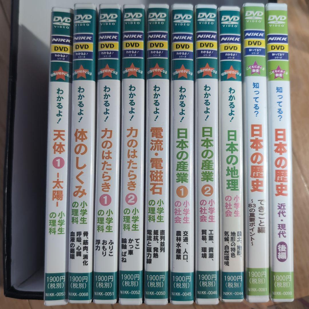 【中学受験】NiKK映像 DVD 10枚セット