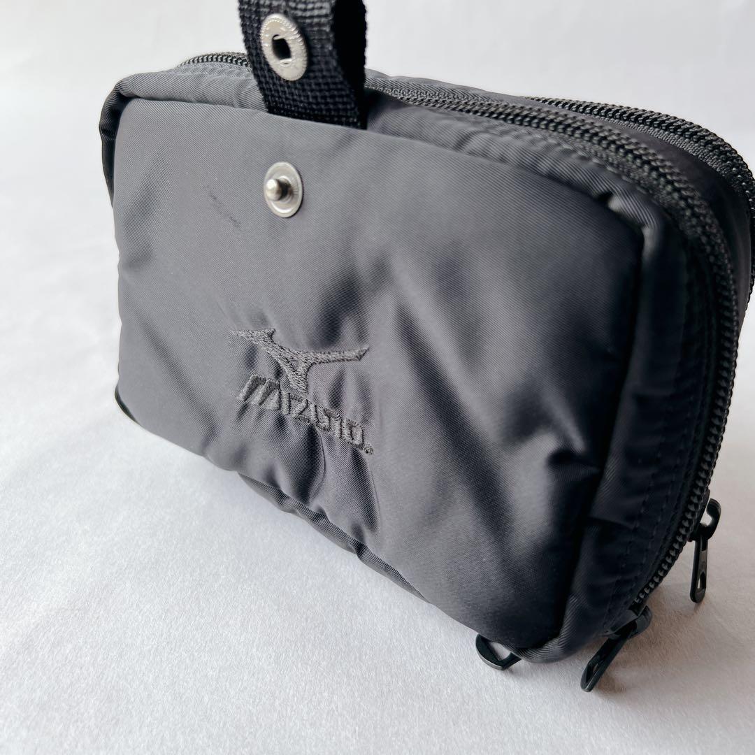 極美品✨PORTER ポーター　ミズノ　ゴルフポーチ　ブラック　希少　コラボ