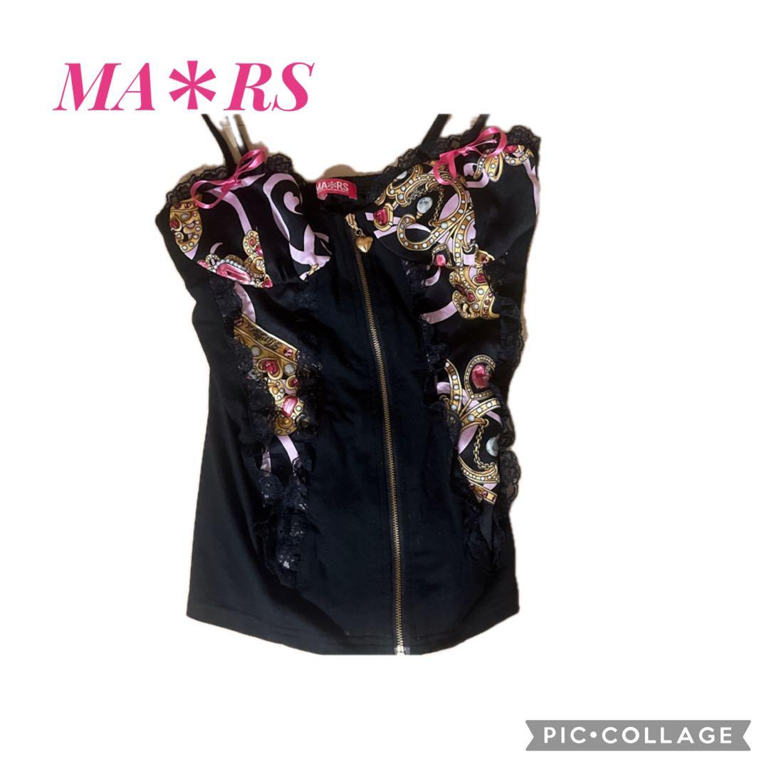 【MA*RS】 ビスチェ風♥黒♥キャミソール♥メデューサ柄