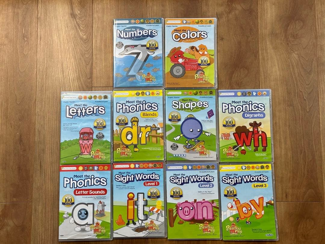 英語DVD Preschool Prep Collection 10枚組 DVD