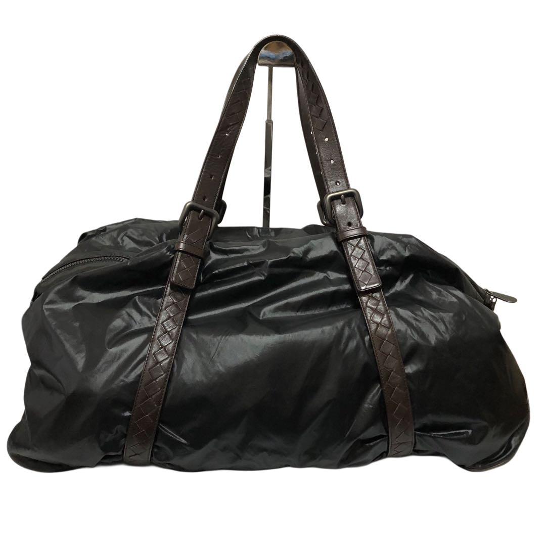 ボッテガヴェネタ　イントレチャート　ナイロン　ボストンバッグ　メンズ　174