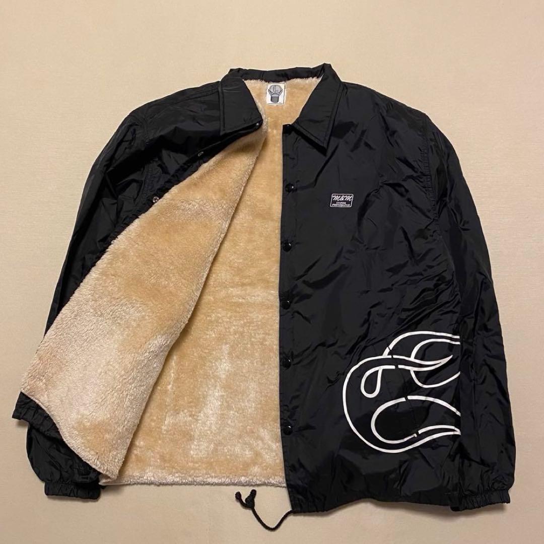 M&M CUSTOM PERFORMANCE ボアコーチジャケット 黒L 美品