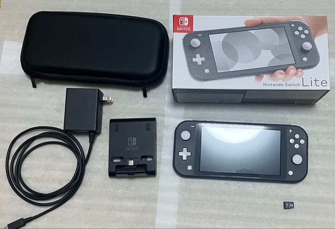 Nintendo Switch Lite 本体 グレー ＋ 周辺機器