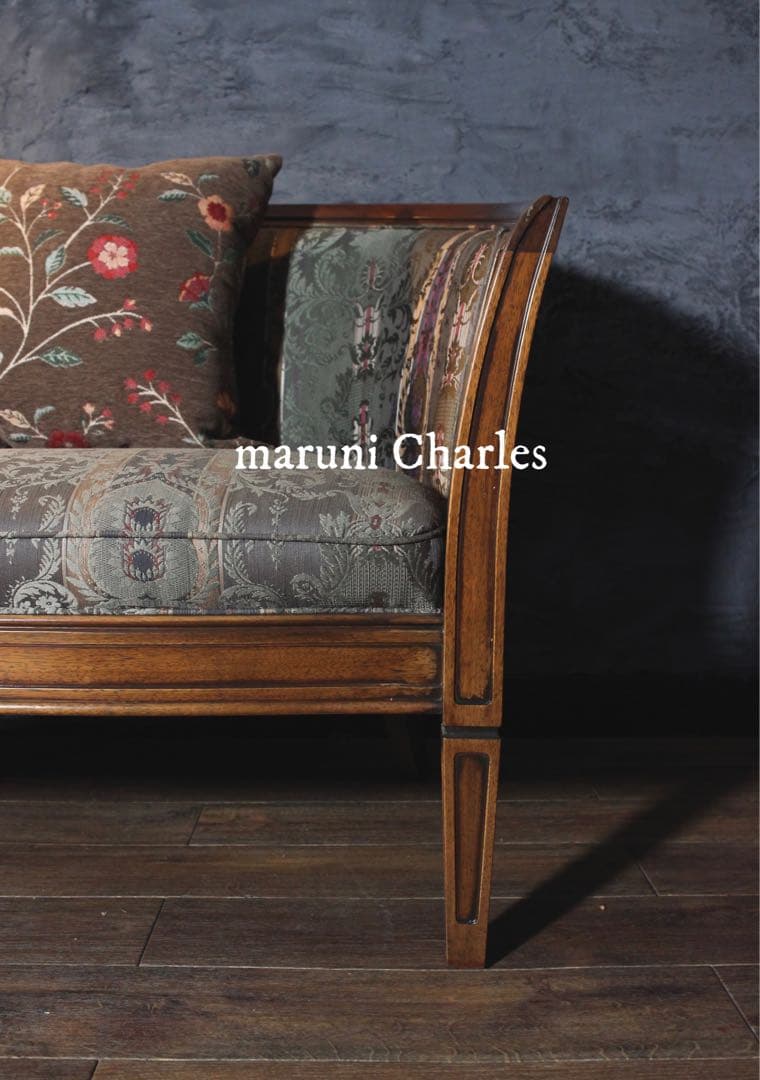 首都圏送無料〜　地中海ロイヤル　50万　シャルル　2人掛け　ソファ　美クラシック