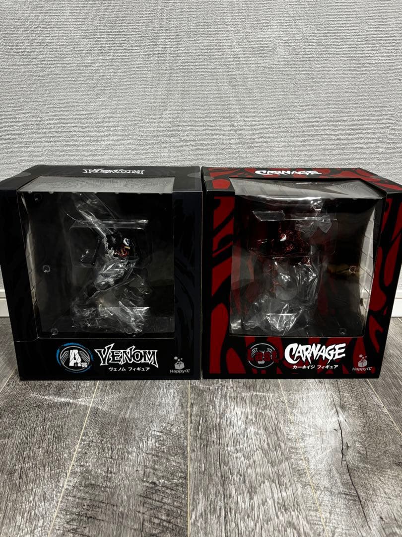 happyくじ marvel ヴェノム カーネイジ フィギュア　A賞 ラストワン