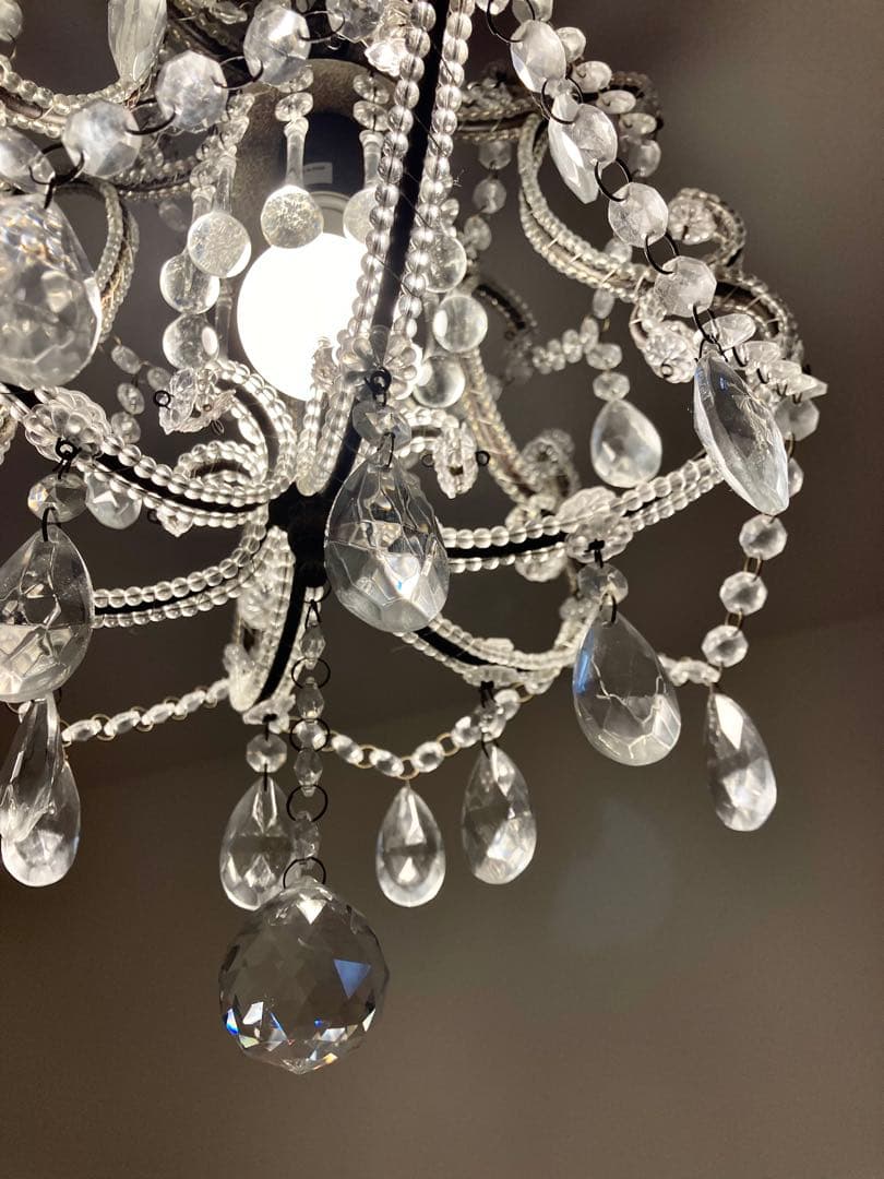 【専用】サラグレース シャンデリア 1灯Juliaシャビーグレー LED